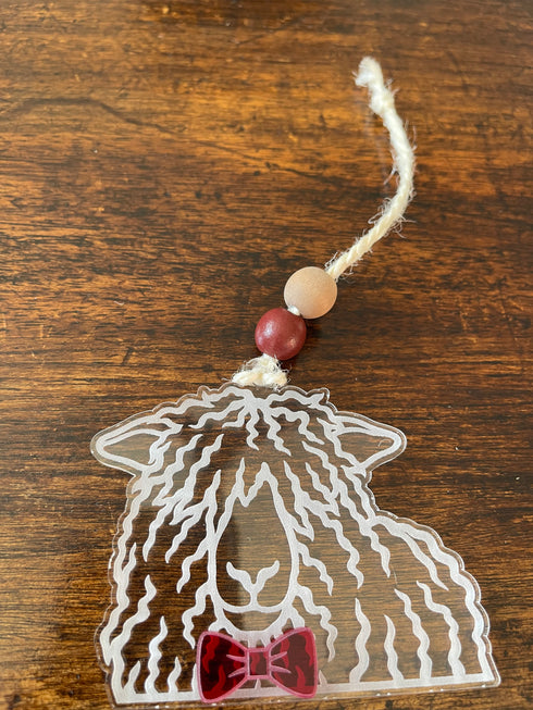 Modern Sheep Christmas Ornaments